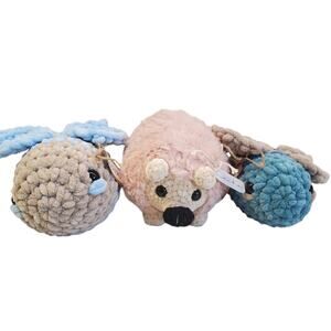 Handmade Hedgehog Amigurumi Plushies Crochet Bee Plush NEW